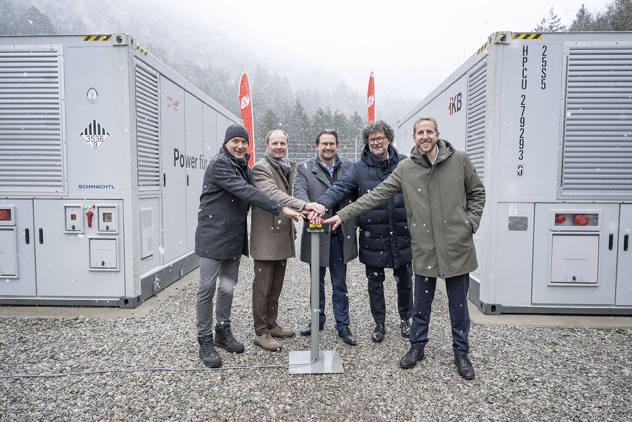 Eröffnung erster IKB-Großbatteriespeicher