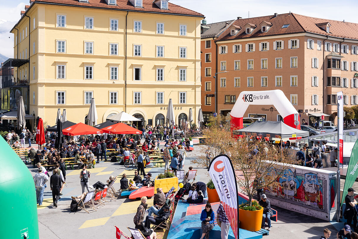 Umwelt - und Bewegungsfest mit Innuferreinigung am Marktplatz
