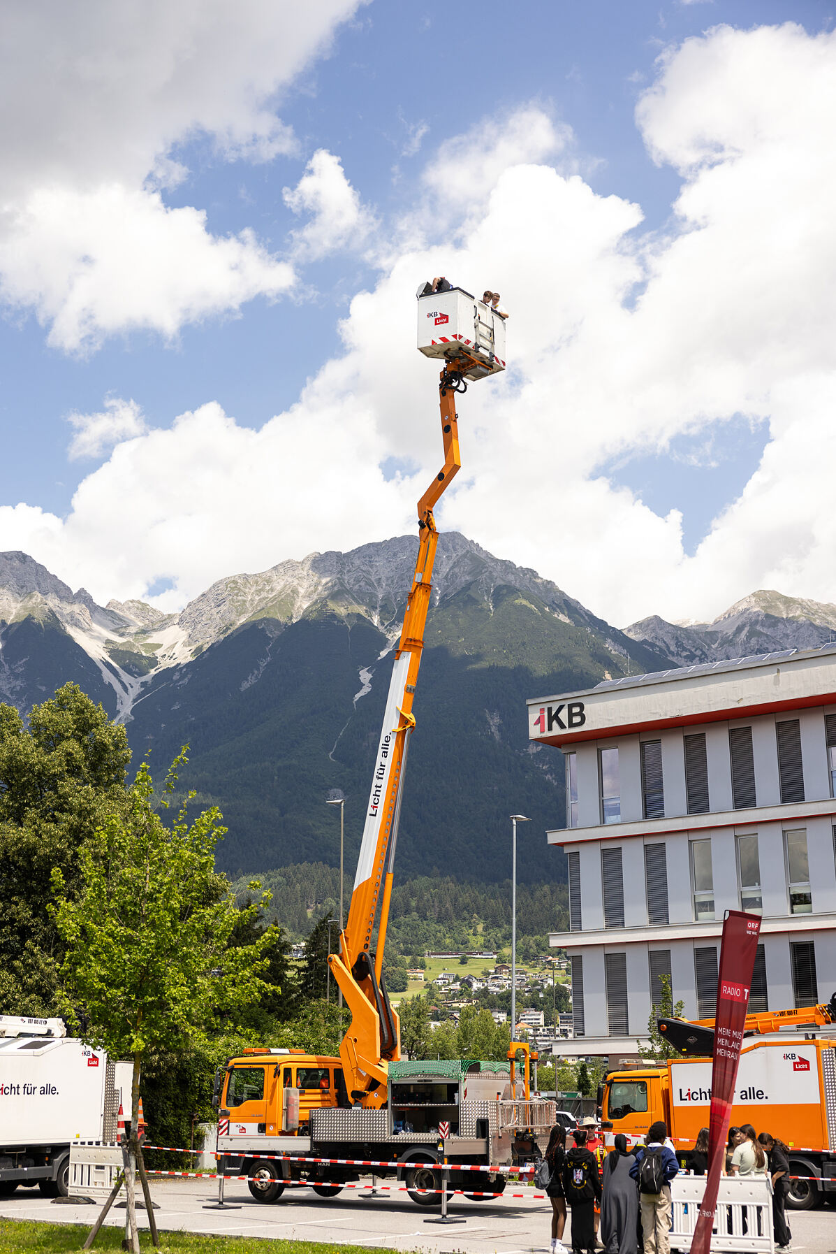 Hoch hinaus mit dem IKB-Steiger