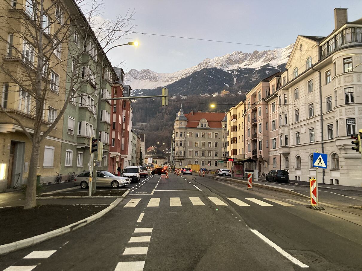 Abschluss der Baustelle in der Erzherzog-Eugen-Straße