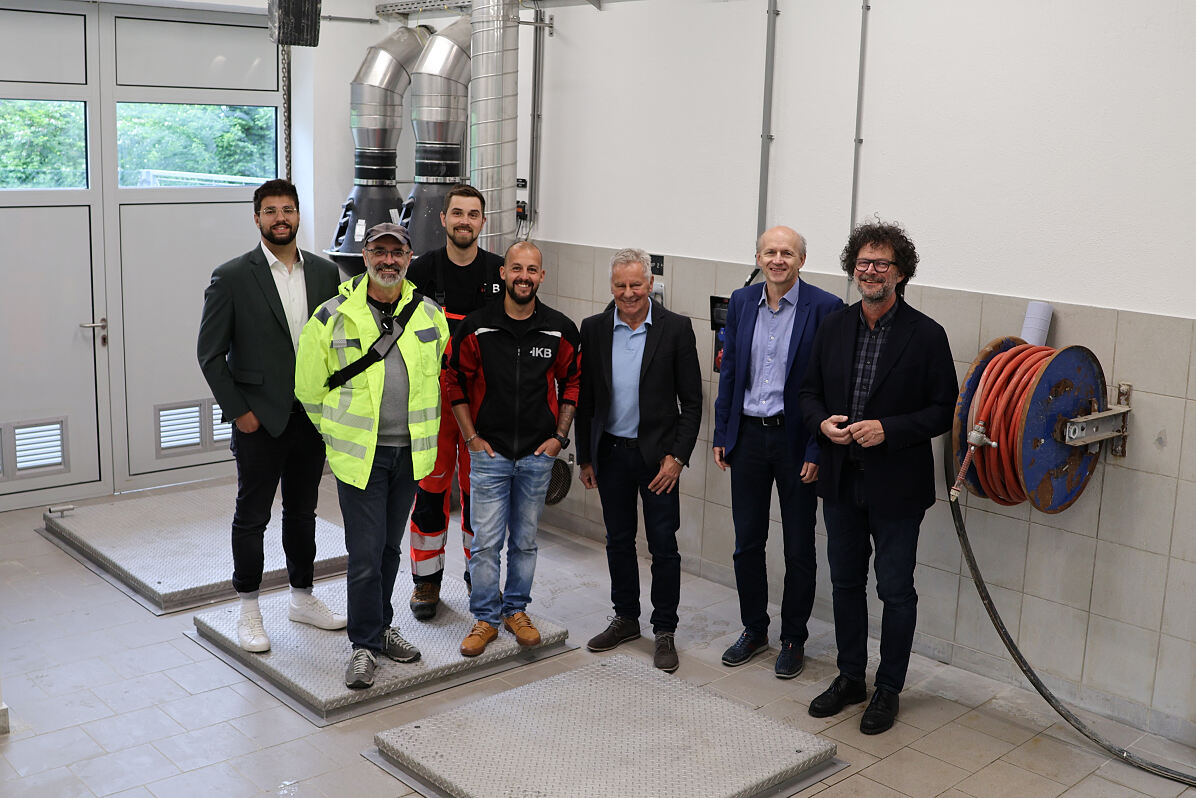 Lokalaugenschein beim Pumpwerk Werth