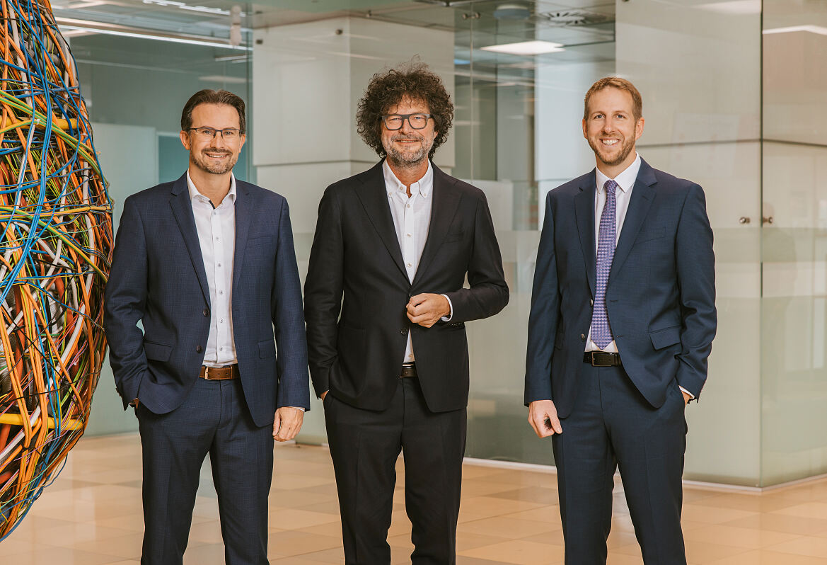 IKB-Vorstand v.l.n.r.: Ing. Mag. (FH) Christian Nagele, Dr. Thomas Pühringer und Dr. Alois Muglach