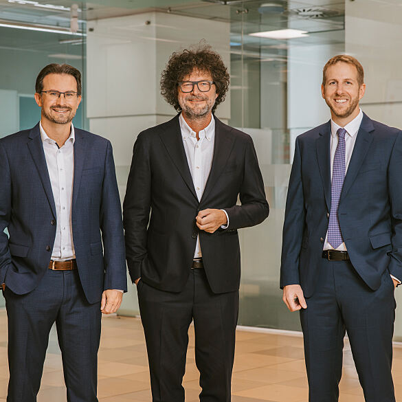 IKB-Vorstand v.l.n.r.: Ing. Mag. (FH) Christian Nagele, Dr. Thomas Pühringer und Dr. Alois Muglach